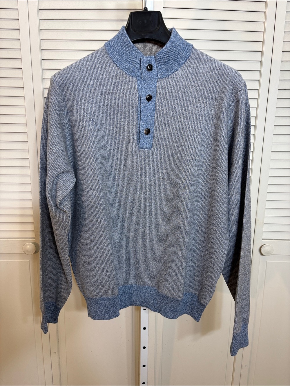 PETER MILLAR Collection Men's Timberline Quarter-Button Sweater Large
